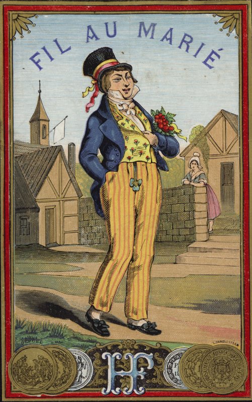 Dapper Gentleman yürüyüşe çıktı by French School