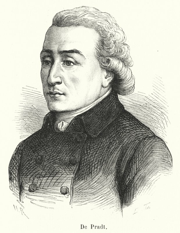 De Pradt (gravür) by French School