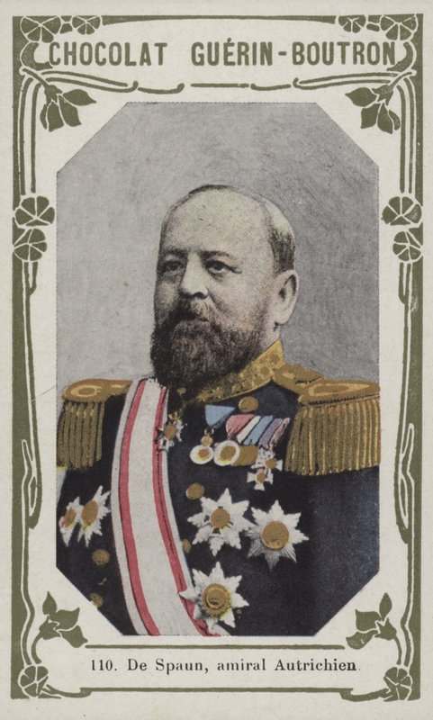 De Spaun, Avusturyalı amiral (renkli fotoğraf) by French School