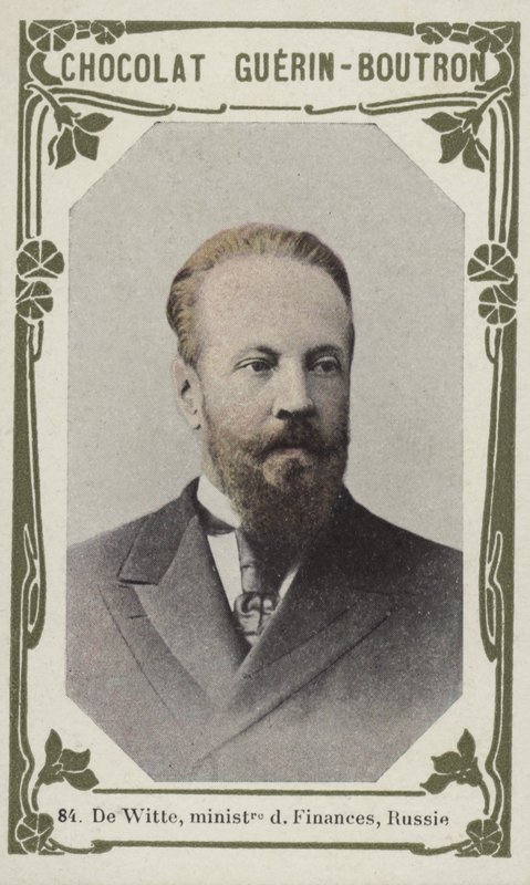 Rusya Maliye Bakanı De Witte (renkli fotoğraf) by French School