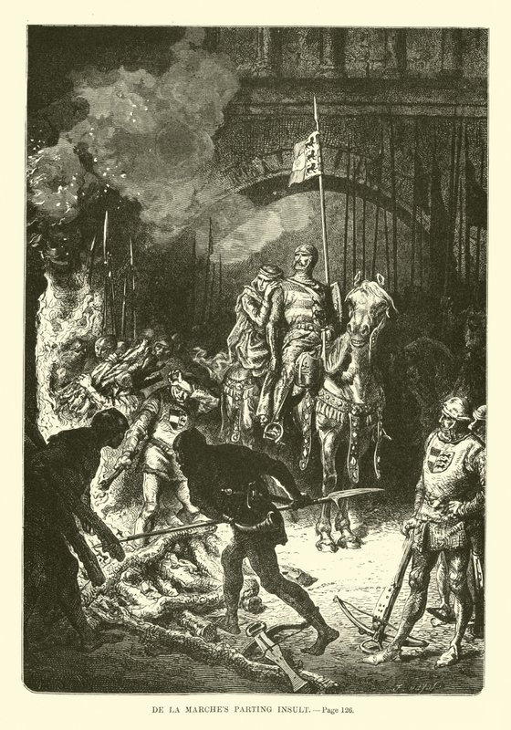 De la Marches ayrılık hakareti by French School
