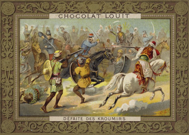 Fransızlar tarafından Krumirlerin Yenilgisi, Tunus, 1881 by French School