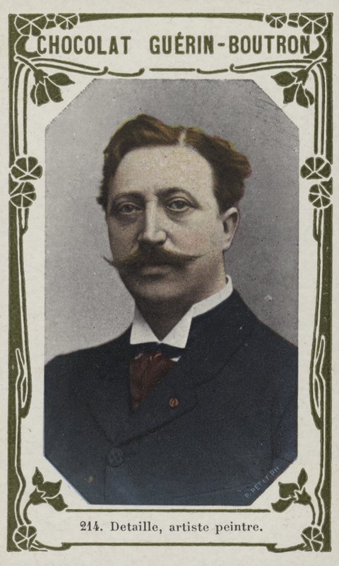 Detaille, ressam (renkli fotoğraf) by French School
