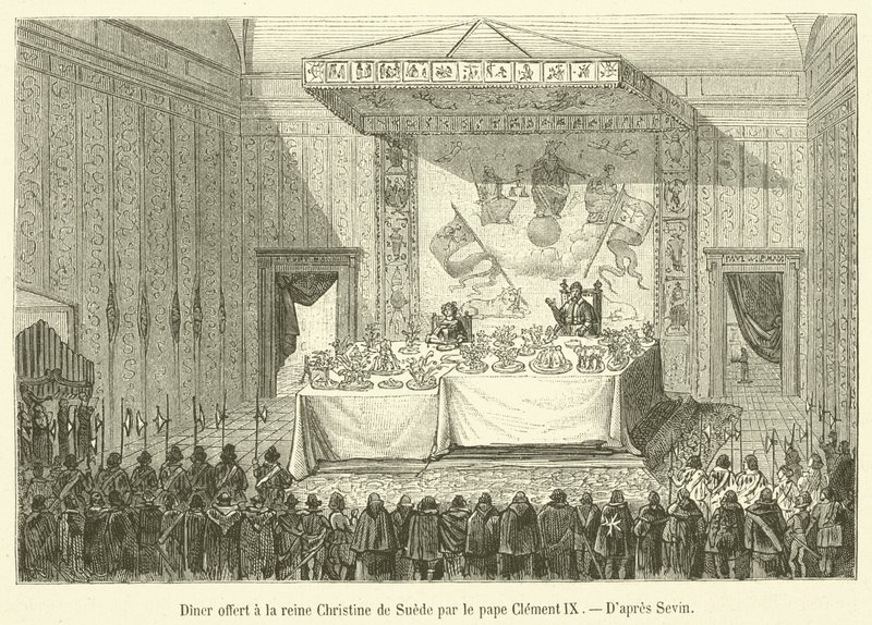 Papa Clement IX tarafından İsveç Kraliçesi Christina