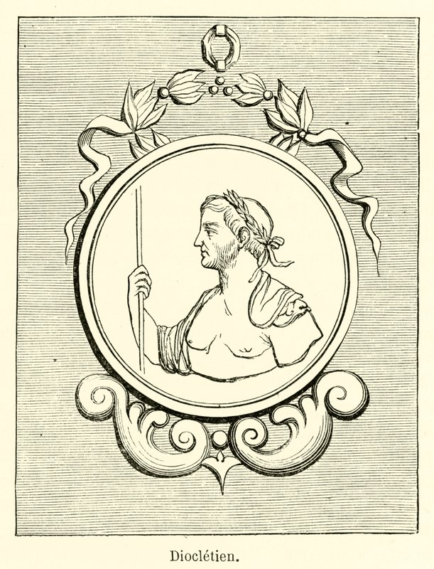 Diocletien (gravür) by French School