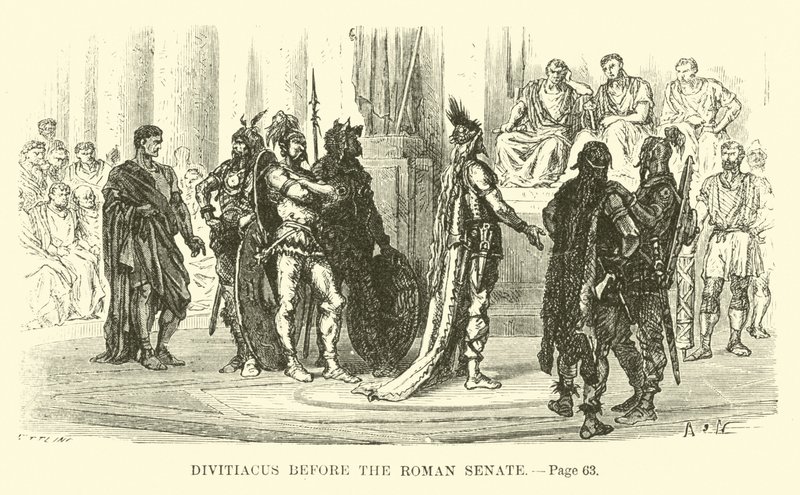 Divitiacus, Roma Senatosu