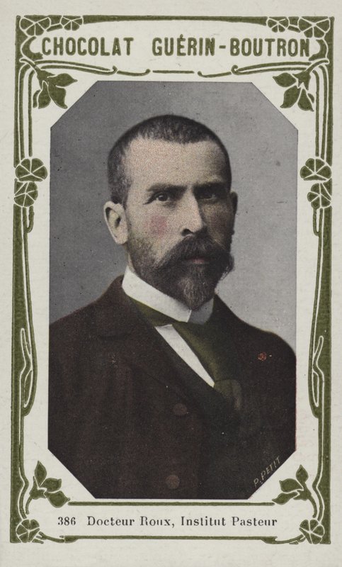 Doktor Roux, Institut Pasteur (renkli fotoğraf) by French School