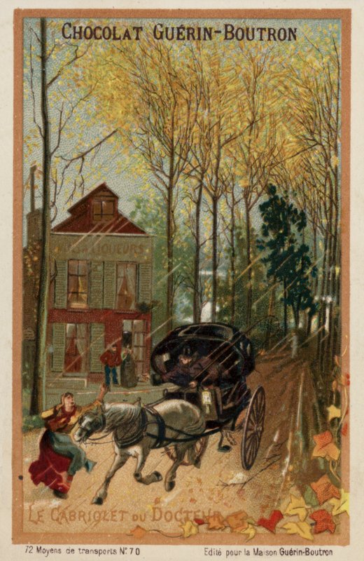 Doktor cabriolet (chromolitho) by French School