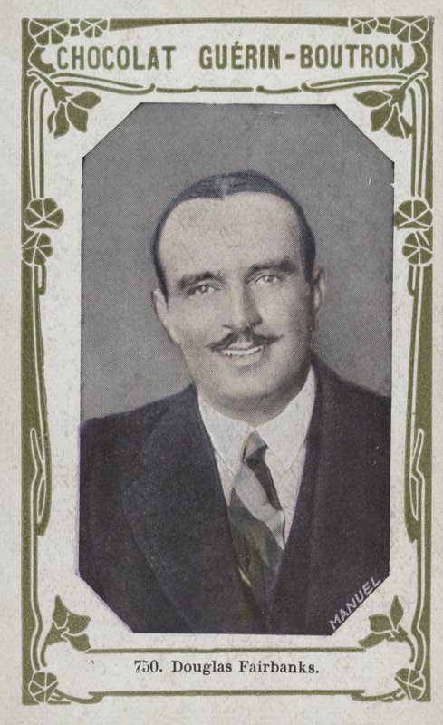 Douglas Fairbanks (renkli fotoğraf) by French School