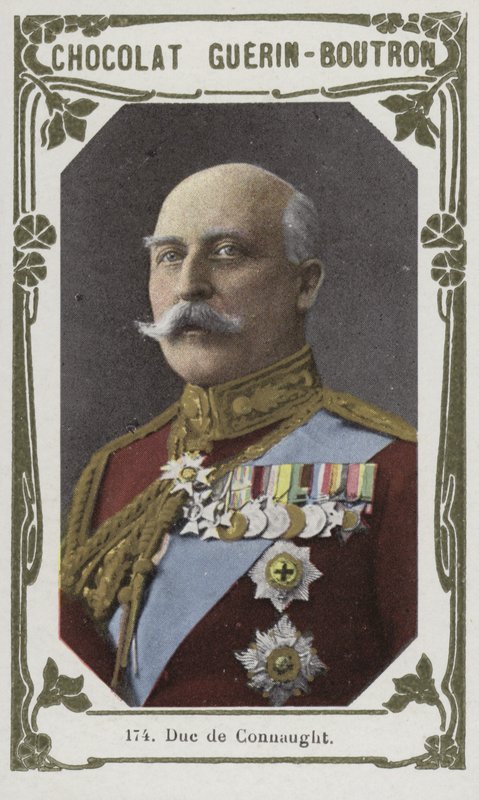 Duc de Connaught (renkli fotoğraf) by French School