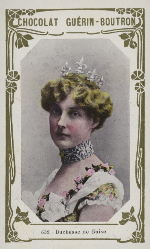 Guise Düşesi (renkli fotoğraf) by French School