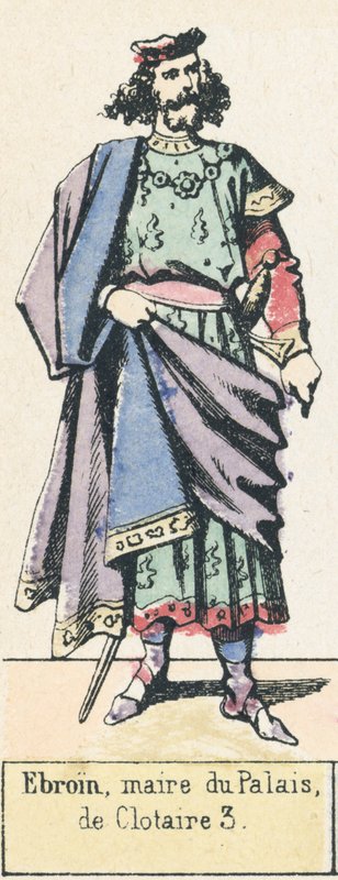 Ebroin, Sarayın Belediye Başkanı, Clotaire 3