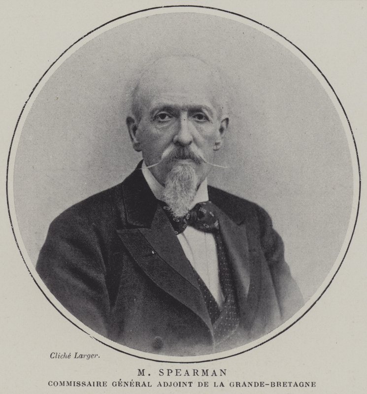 Edmund Spearman, İngiliz Sergi Universelle 1900 Komisyonu Genel Komiser Yardımcısı, Paris (renkli taş) by French School