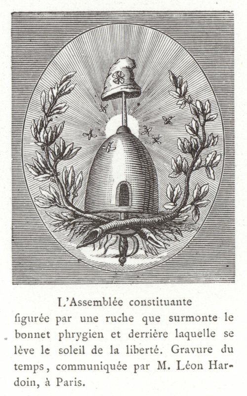 Kurucu Meclis Amblemi, Fransız Devrimi by French School