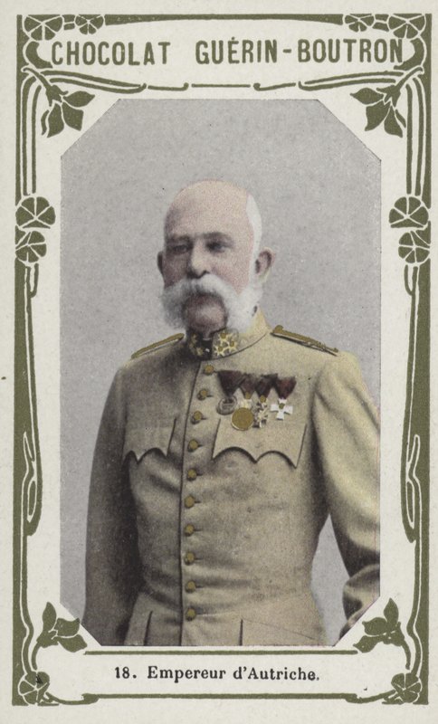 Avusturya İmparatoru (renkli fotoğraf) by French School