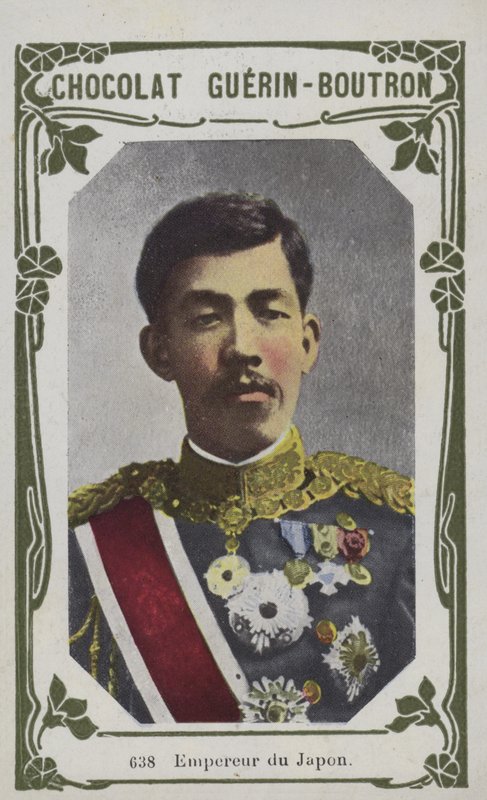 Japonya İmparatoru (renkli fotoğraf) by French School
