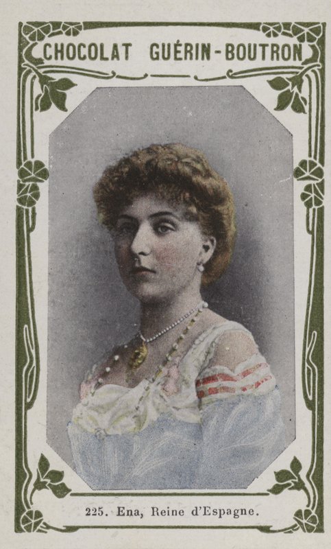 Ena, Reine dEspagne (renkli fotoğraf) by French School