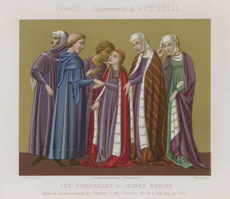 Genç soyluların nişanı by French School