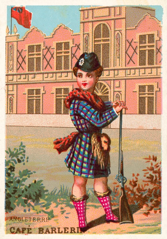 İngiltere (kromolitho) by French School