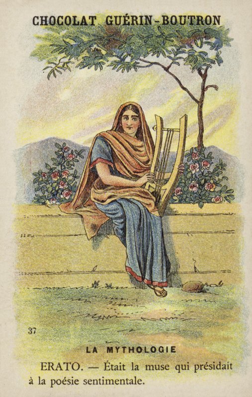 Erato, lirik şiirin ilham perisi by French School