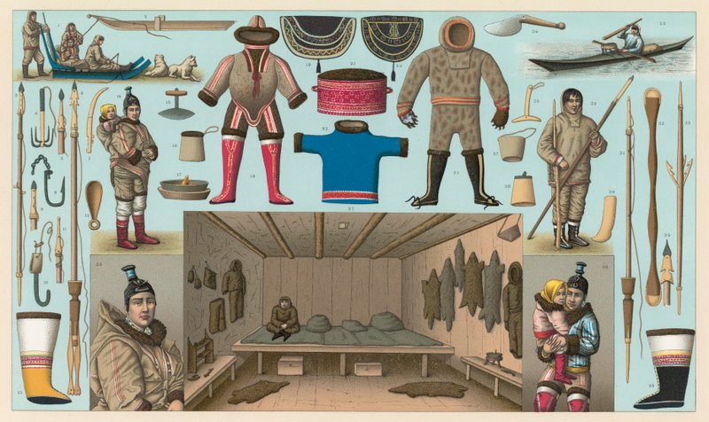 Eskimo Kostümü by French School