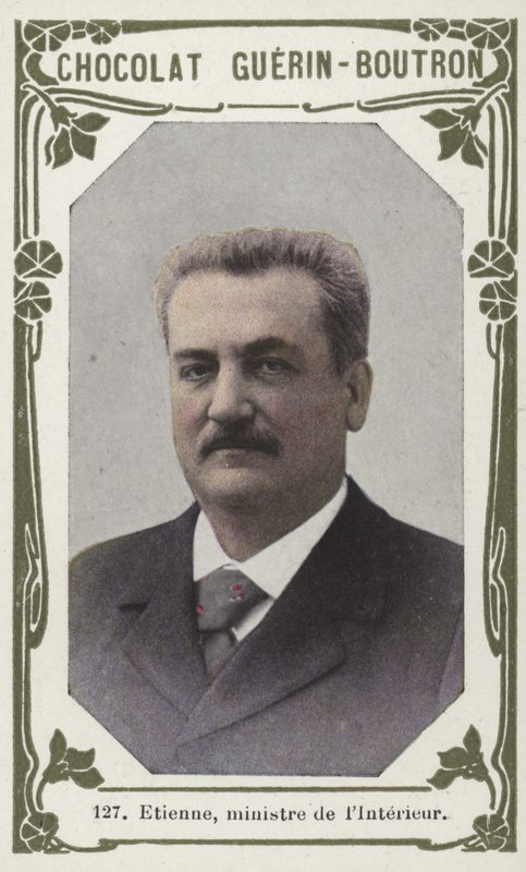 Etienne, İçişleri Bakanı (renkli fotoğraf) by French School