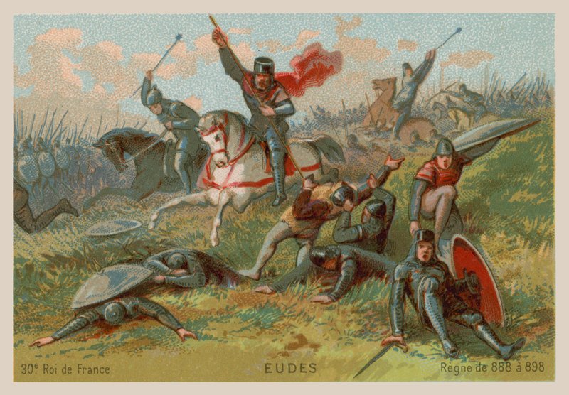 Eudes, Fransa Kralı (860-898) by French School