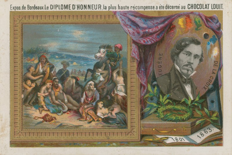 Eugene Delacroix, 19. Yüzyıl Fransız ressamı by French School