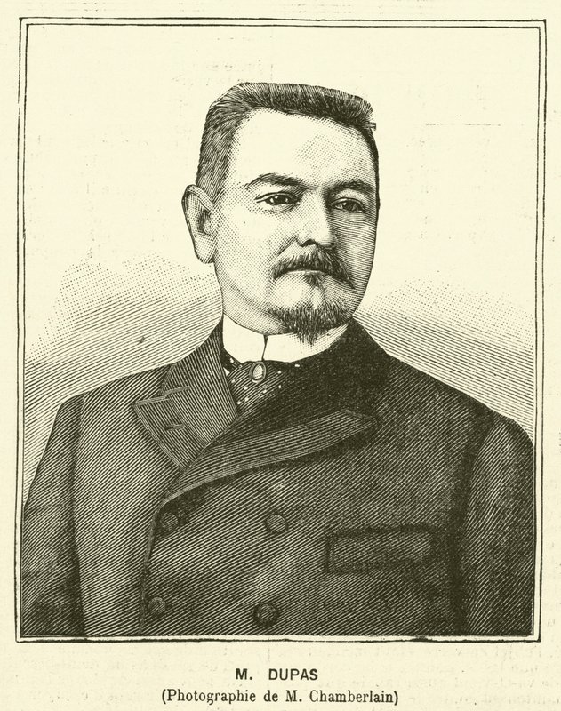 Eugene Dupas, Fransız memur (gravür) by French School