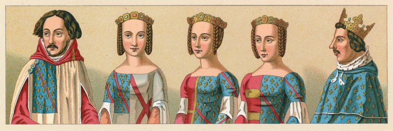 Avrupa Orta Çağ Kostümü by French School