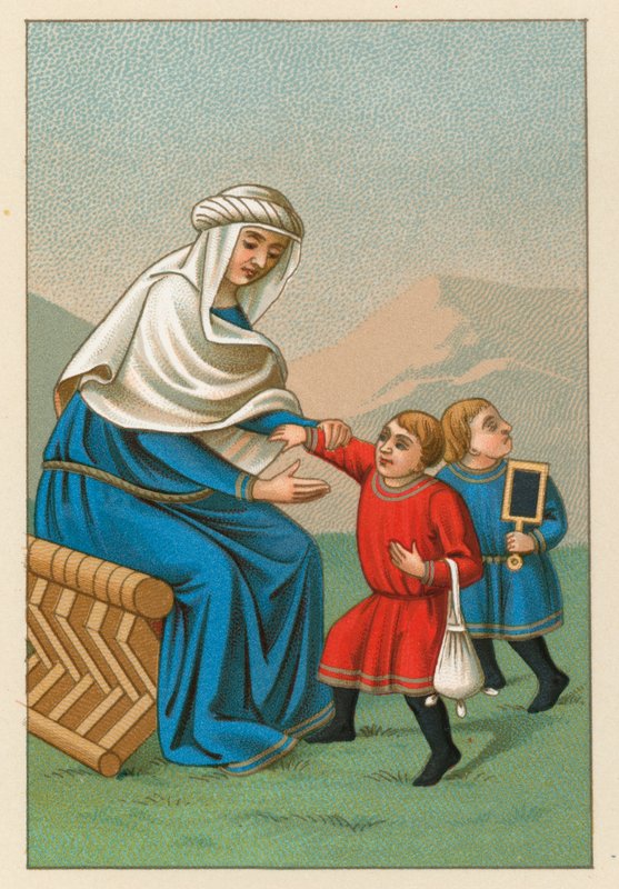 Avrupa Orta Çağ Kostümü by French School