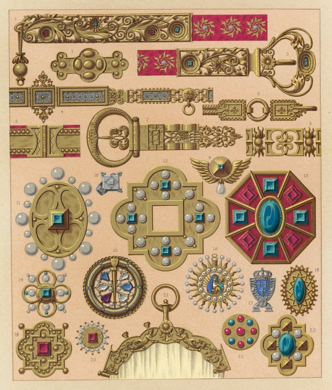 Europe XIVth-XVth Cent Costume by French School