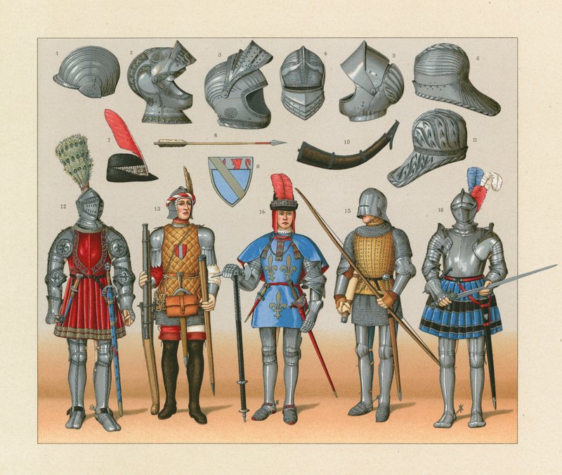 Avrupa XV-XVI. Yüzyıl Kostümü by French School