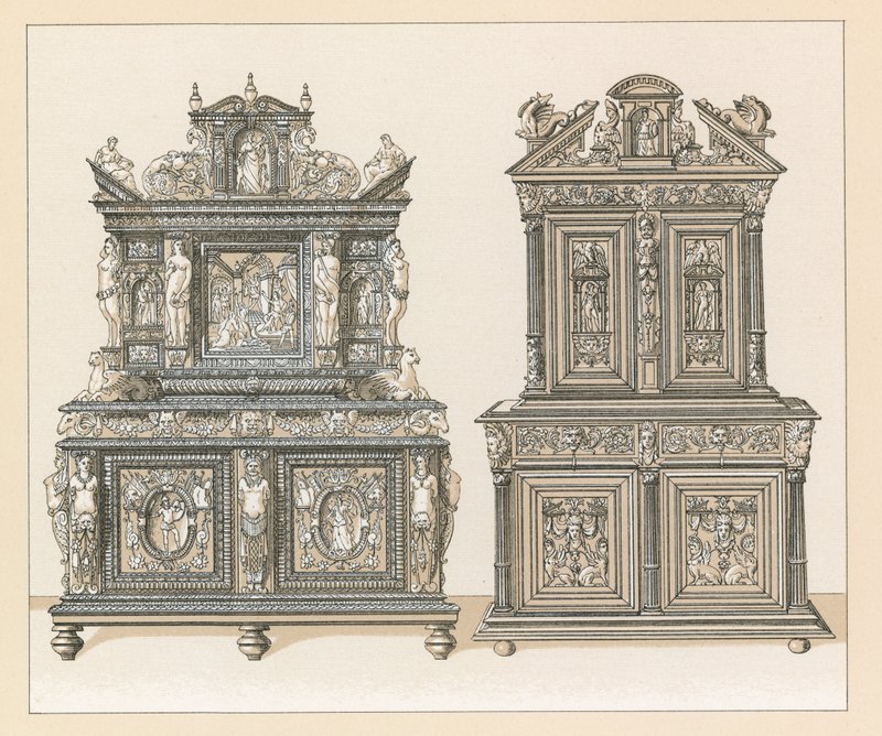 Avrupa XVI-XVII.Yüzyıl Kostümü by French School