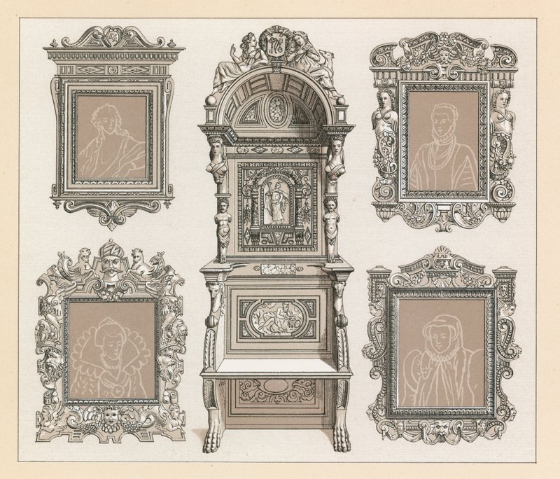 Avrupa XVI-XVII.Yüzyıl Kostümü by French School