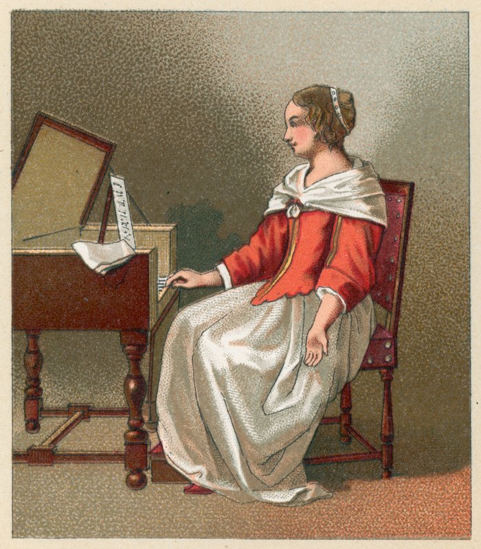 Avrupa XVII.Yüzyıl Kostümü by French School