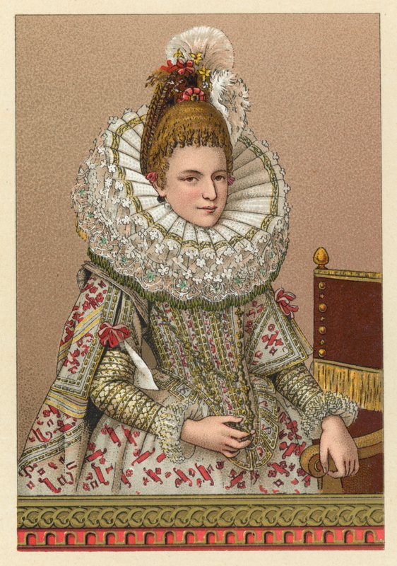 Avrupa XVI. Yüzyıl Kostümü by French School