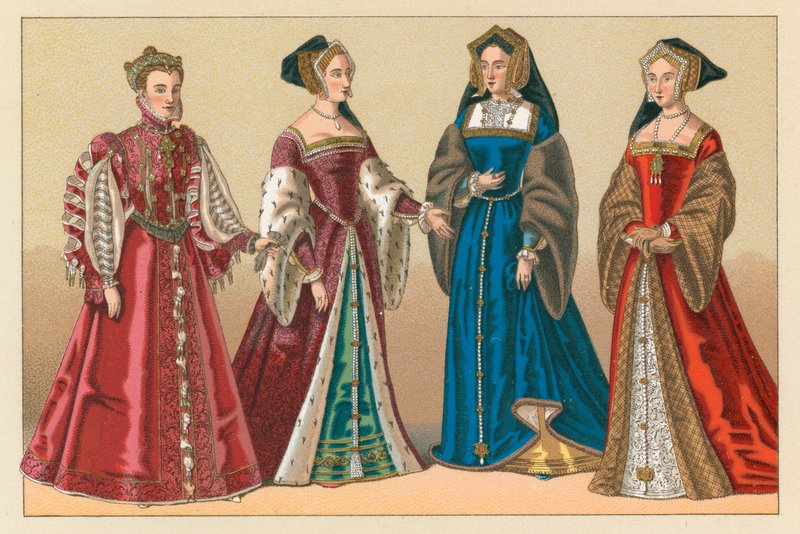Avrupa XVI. Yüzyıl Kostümü by French School