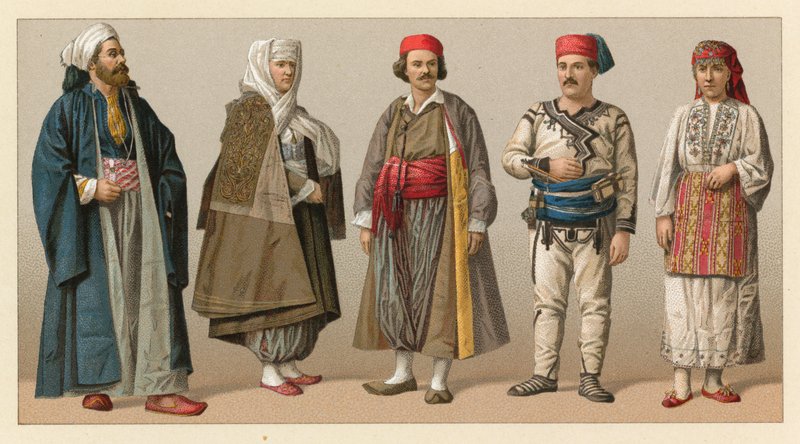Avrupa Türkiye Kostüm by French School