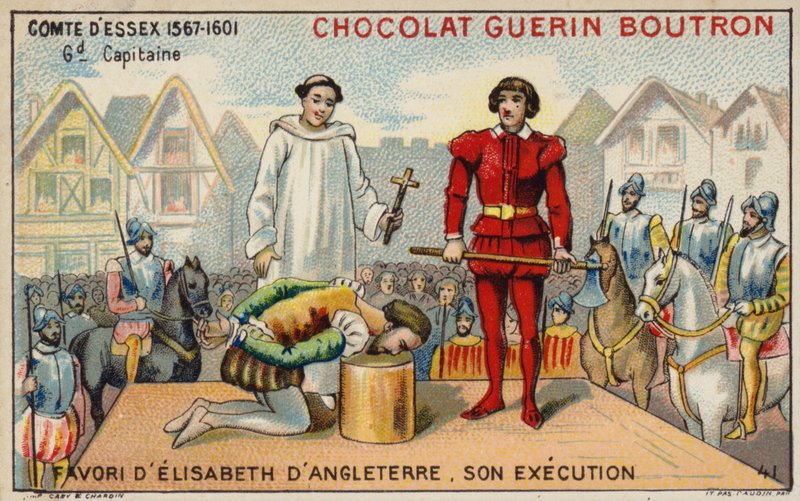 Essex Kontu'nun İnfazı (chromolitho) by French School
