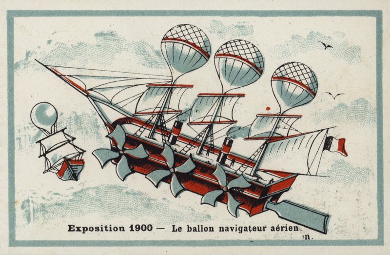 Sergi 1900 - zeplin by French School