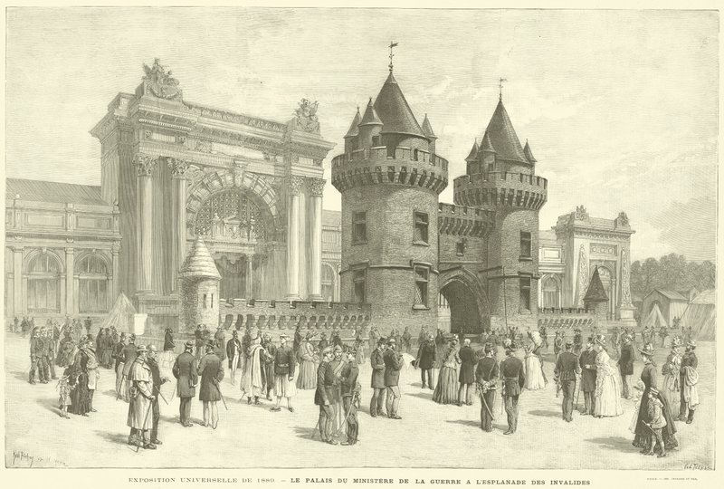 1889 Evrensel Sergisi, Esplanade des Invalides