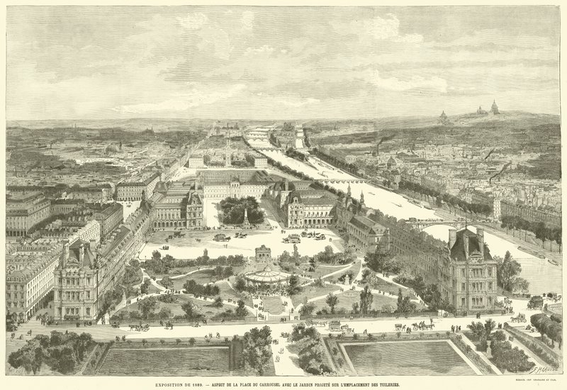 1889 Sergisi, Place du Carrousel