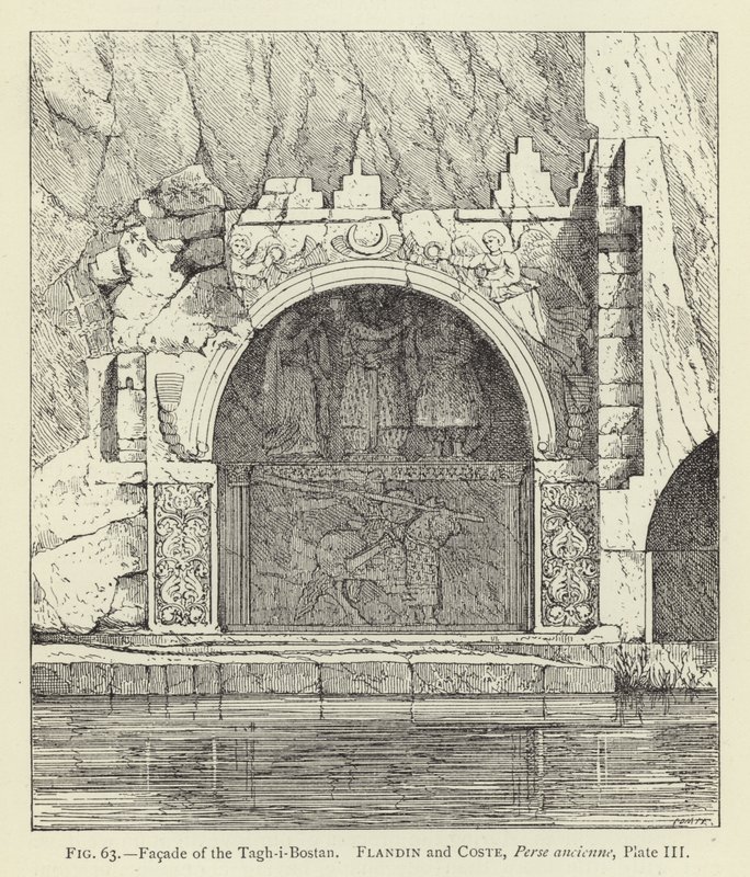 Tağ-ı Bostan Cephesi by French School