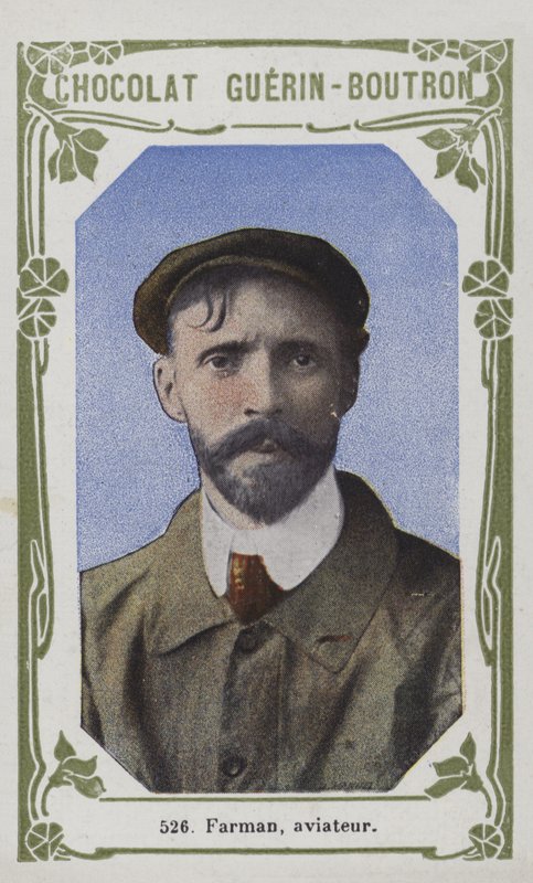 Farman, havacı (renkli fotoğraf) by French School
