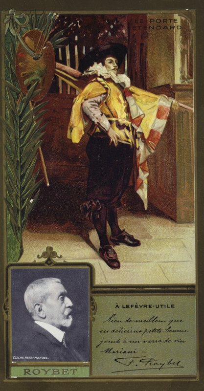 Ferdinand Roybet, Fransız ressam (kromolito) by French School