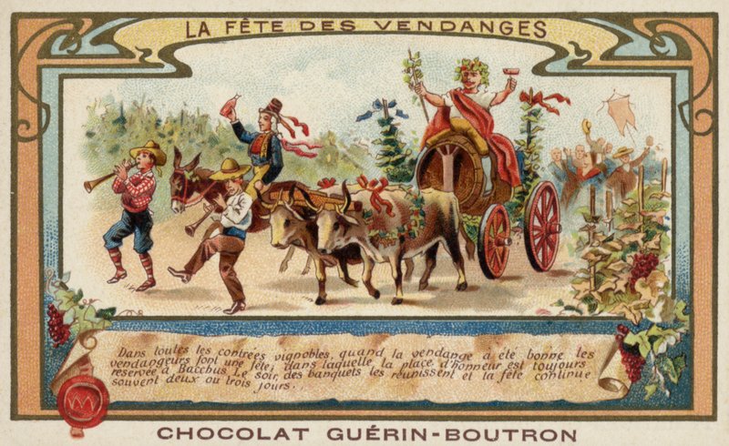 Üzüm Hasat Festivali (chromolitho) by French School