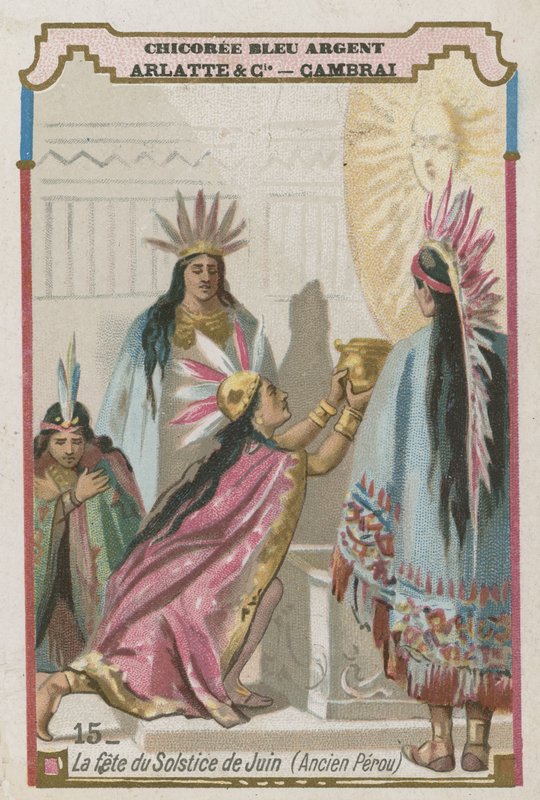 Yaz gündönümü Festivali, antik Peru by French School