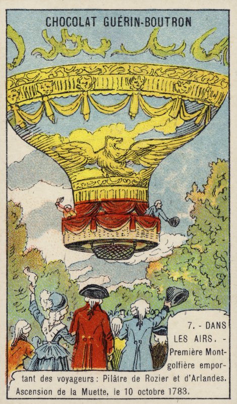 İlk insanlı balon uçuşu by French School