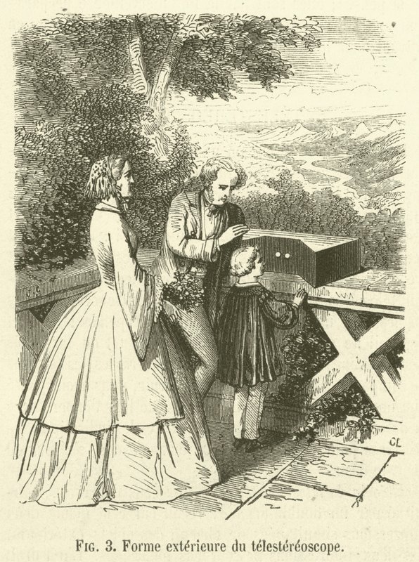 Telestereoskopun dış şekli (gravür) by French School